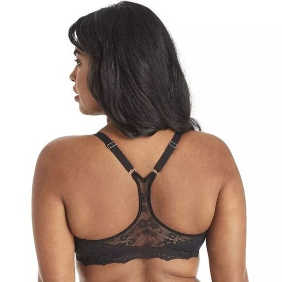 NWT Maidenform 42C One Fab Fit Bra Front Close Underwire Full Coverage Lace - Picture 2 of 11